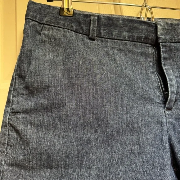 BANANA REPUBLIC Hampton Blue Chambray Jean Shorts womens size 28 / 6 - Picture 3 of 8